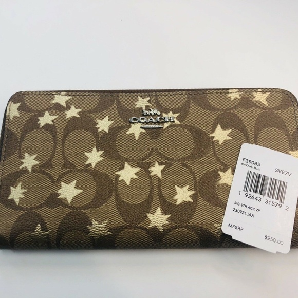 Coach Handbags - NWT, Coach Signature Wallet w/ Pop Star Print